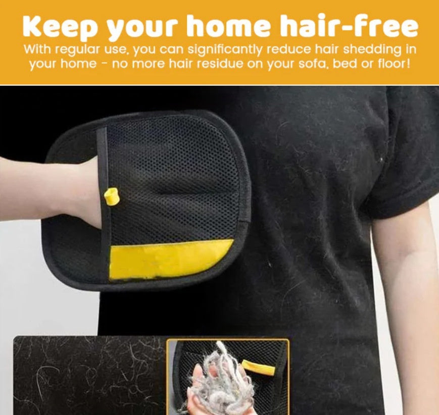 Pet Hair Removal Glove for Cats & Dogs