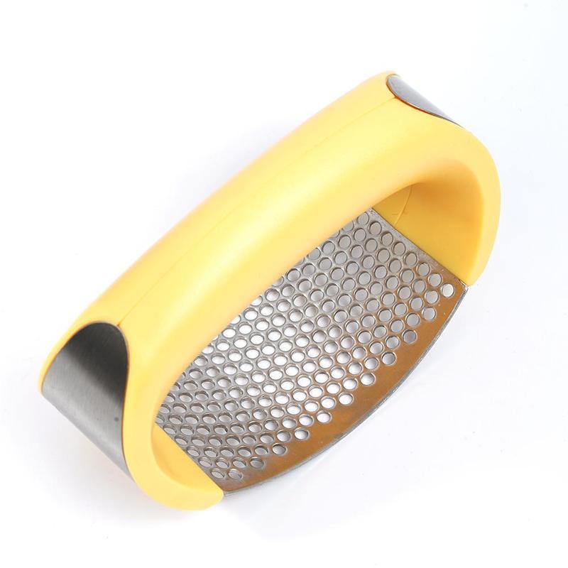 Stainless Steel Garlic Masher – Easy Manual Garlic Press