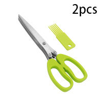 5-Layer Stainless Steel Vegetable & Herb Slicer Scissors