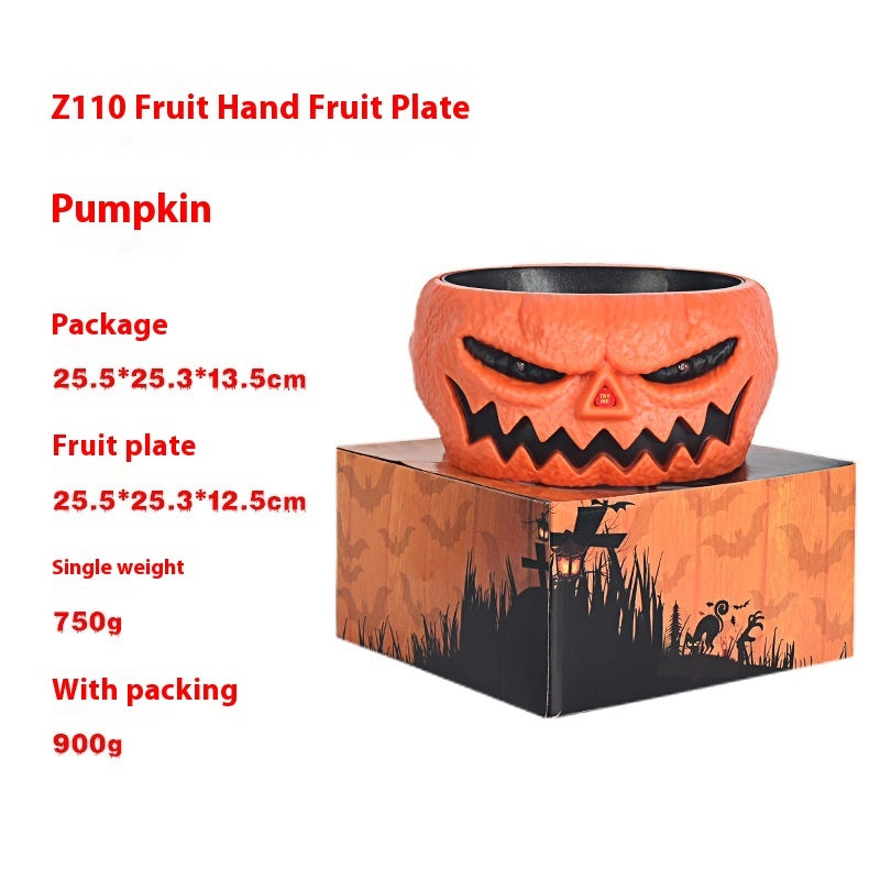 Halloween Candy Bowl with Motion-Activated Hand – Spooky and Fun Party Decoration