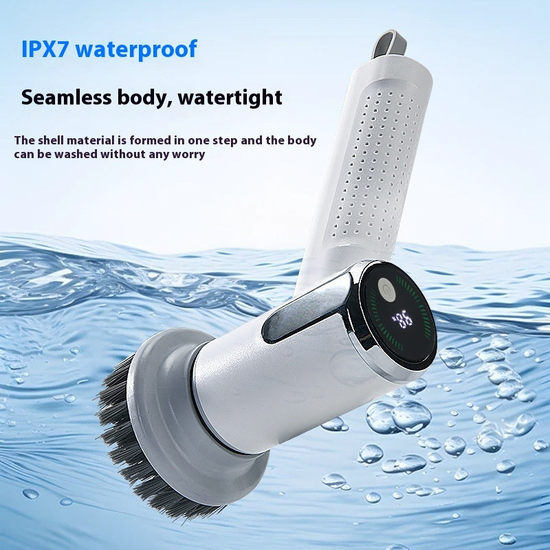 Multifunctional Smart Electric Cleaning Brush – Powerful, Wireless, and Waterproof