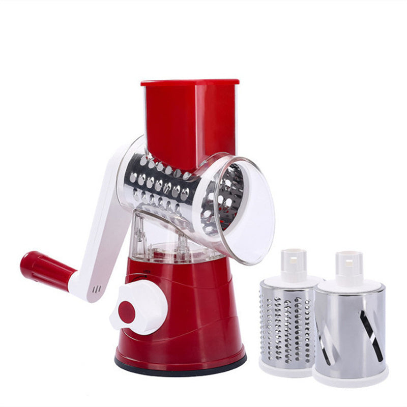 3-in-1 Rotary Cheese Grater & Vegetable Slicer