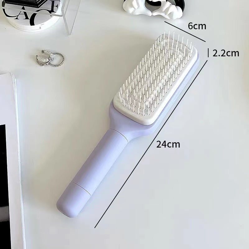 4 In 1 Self-Cleaning Hair Brush – Anti-Static Massage Comb