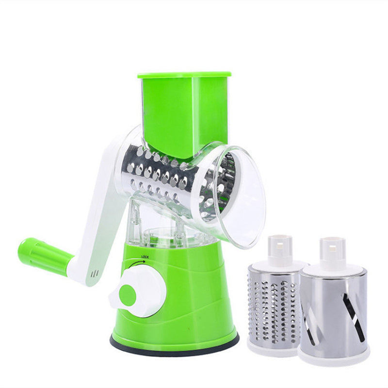 3-in-1 Rotary Cheese Grater & Vegetable Slicer