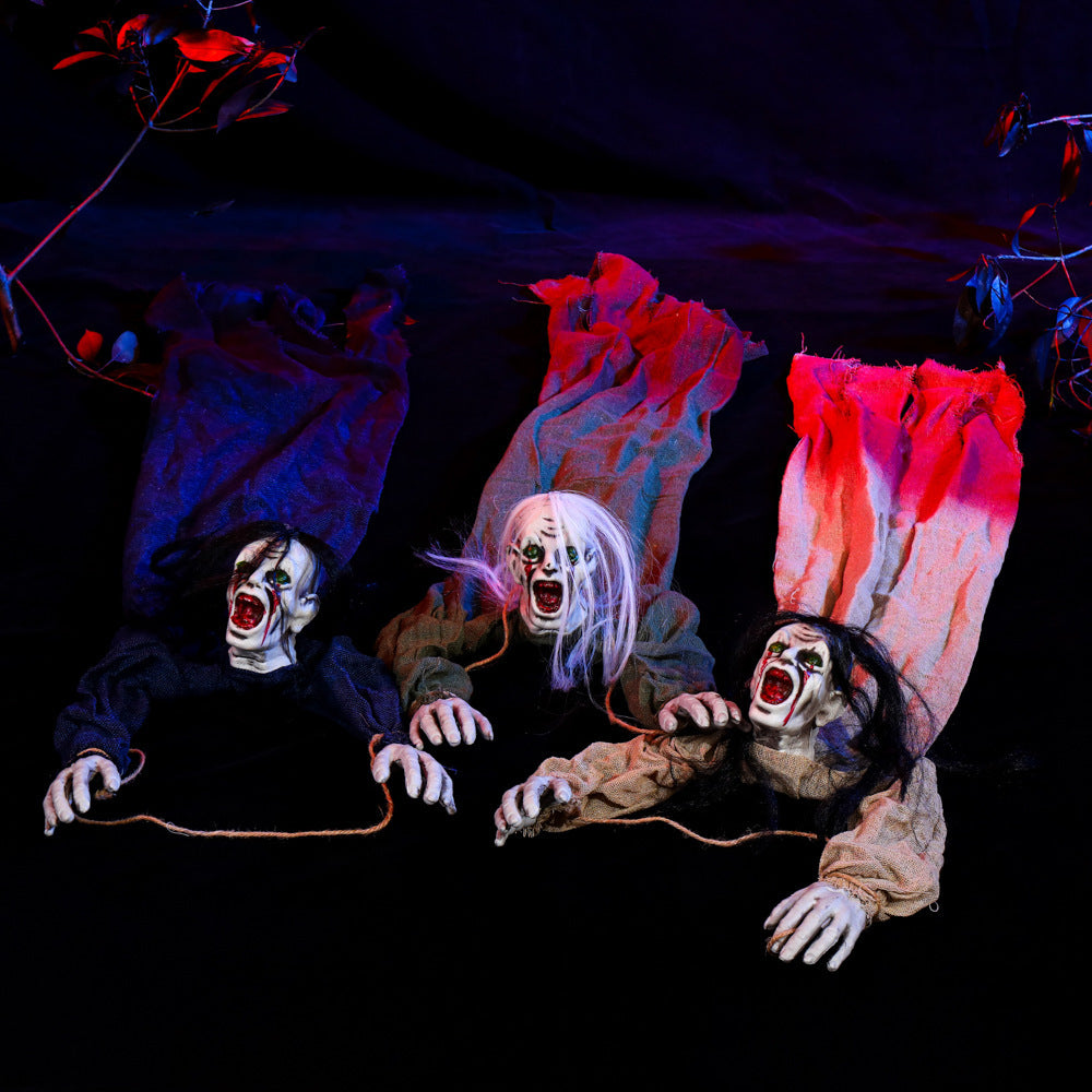 Halloween Hanging Ghost Decoration – Haunted House Secret Room Prop
