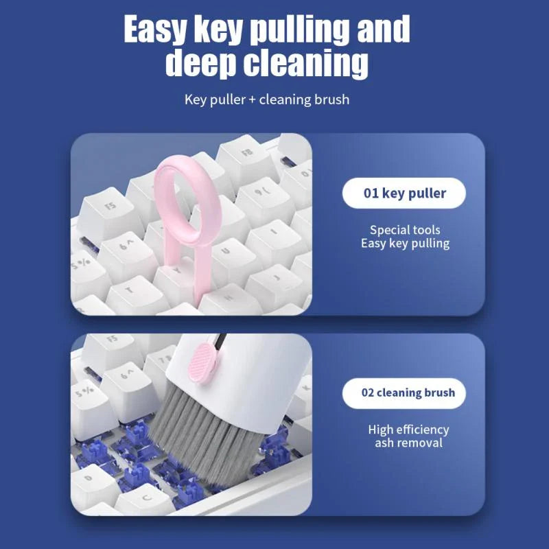 All-in-One Multifunctional Gadget Cleaning Kit – Earbuds, Keyboard & Screen Cleaner