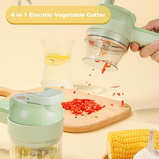 Multifunctional Household Slice Electric Garlic Pounding Chopper