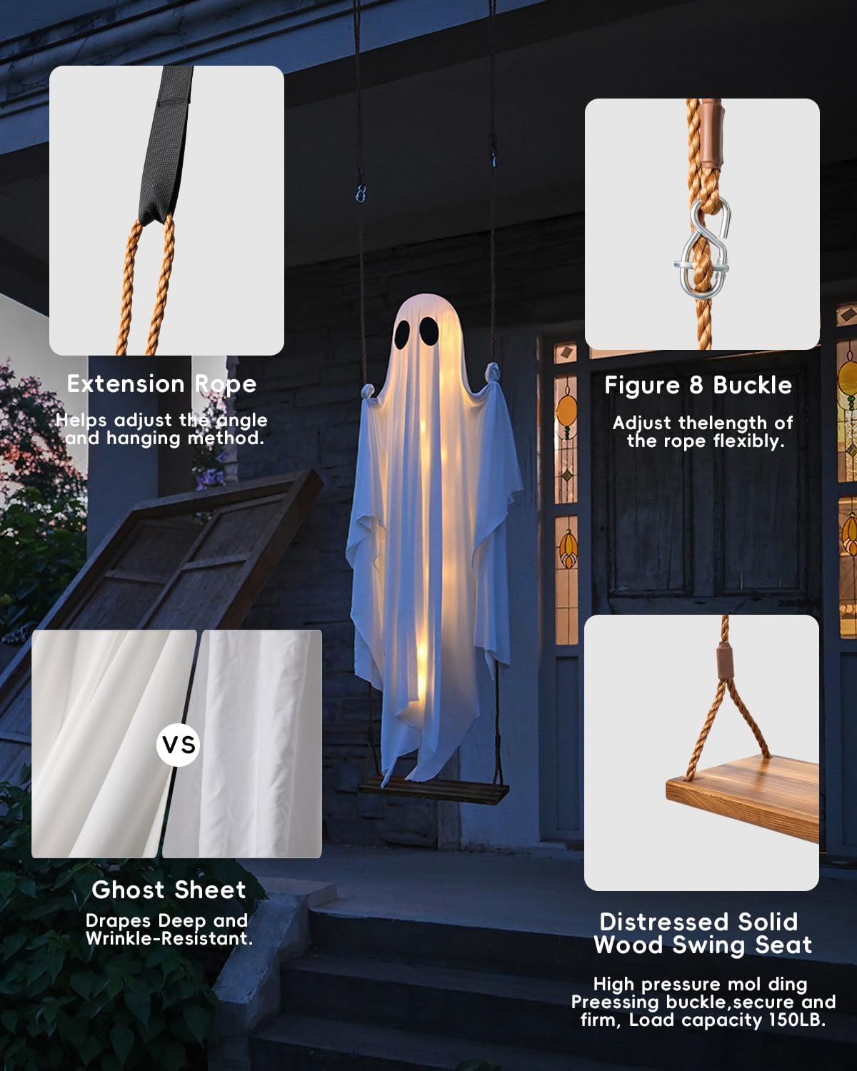 Halloween Front Porch Courtyard Hanging Decoration