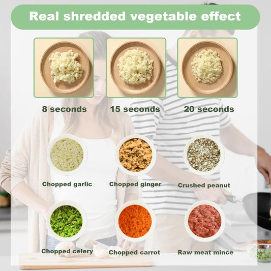 Multifunctional Household Slice Electric Garlic Pounding Chopper