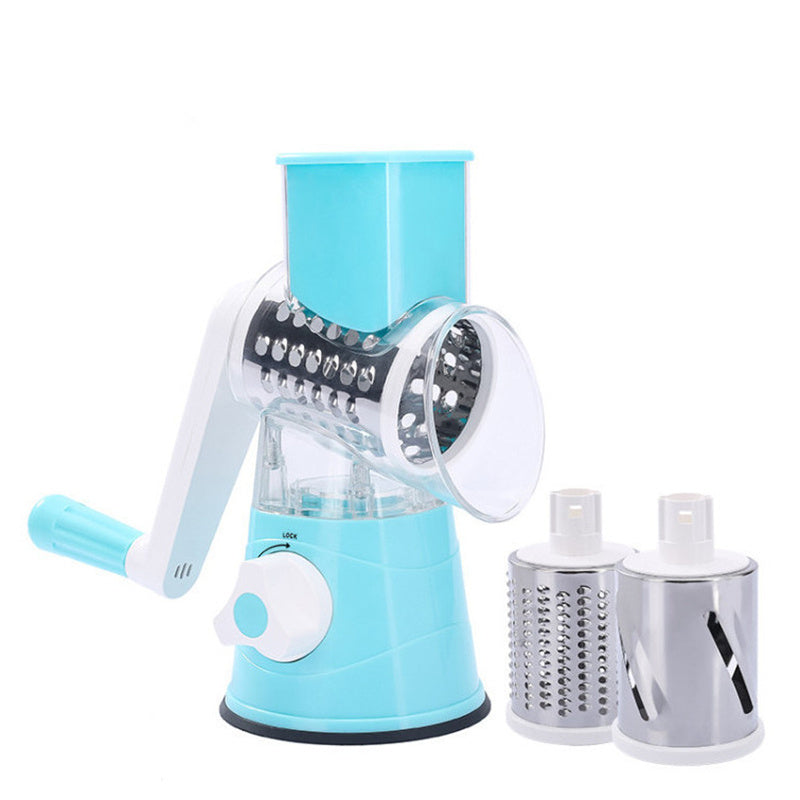 3-in-1 Rotary Cheese Grater & Vegetable Slicer