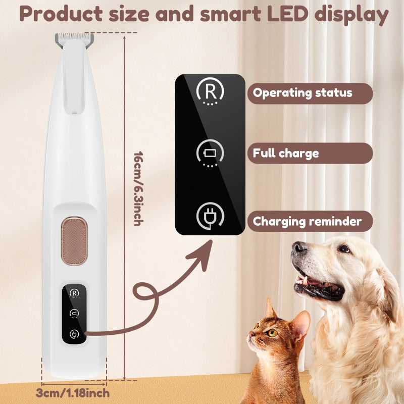 Pets Paw Trimmer With LED Light