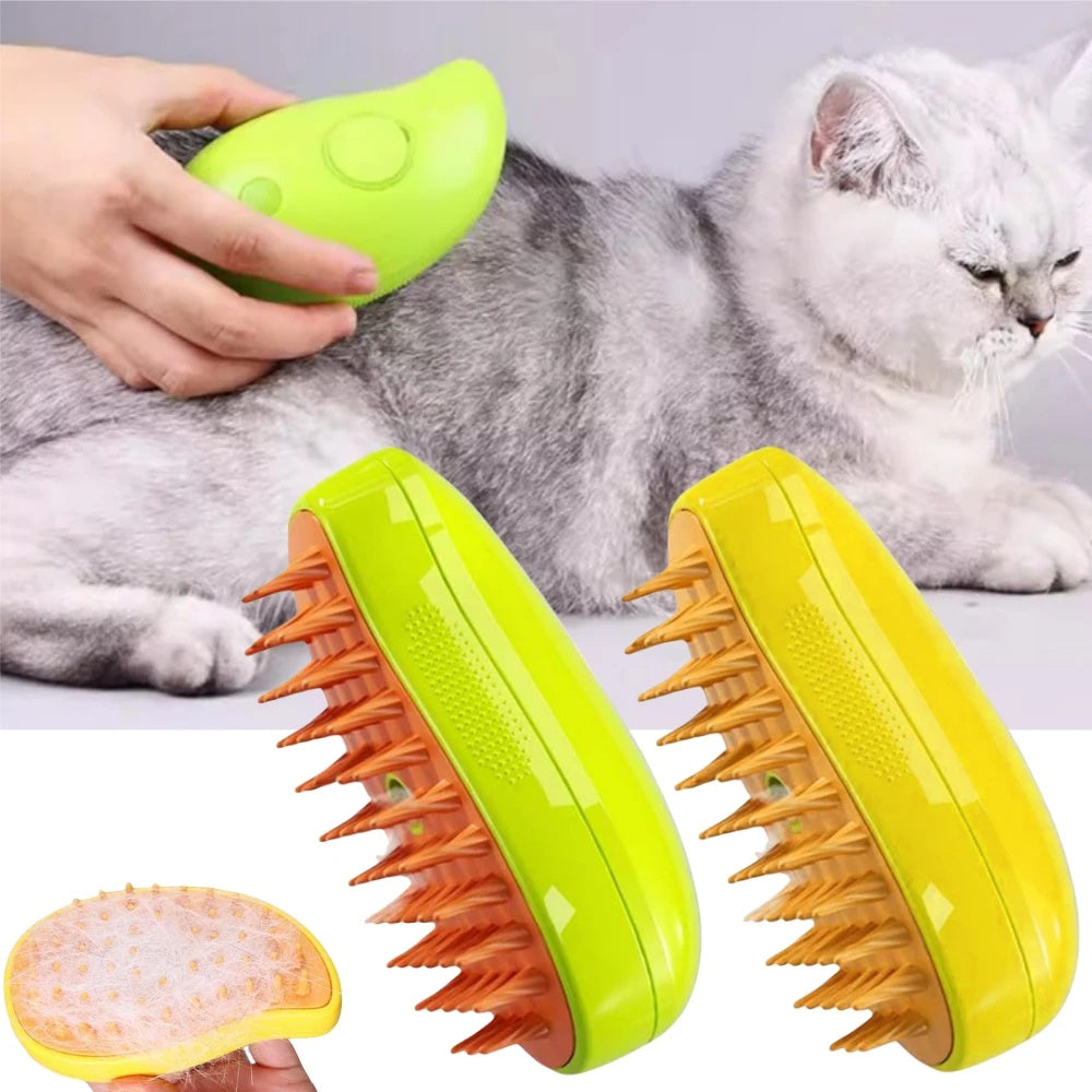 Cat Steam Grooming Brush