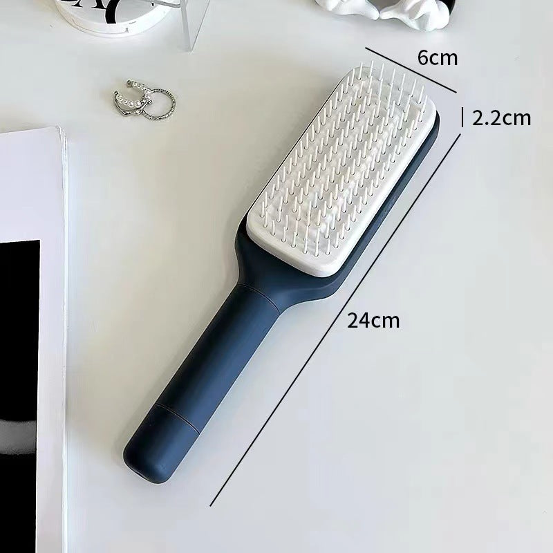 4 In 1 Self-Cleaning Hair Brush – Anti-Static Massage Comb