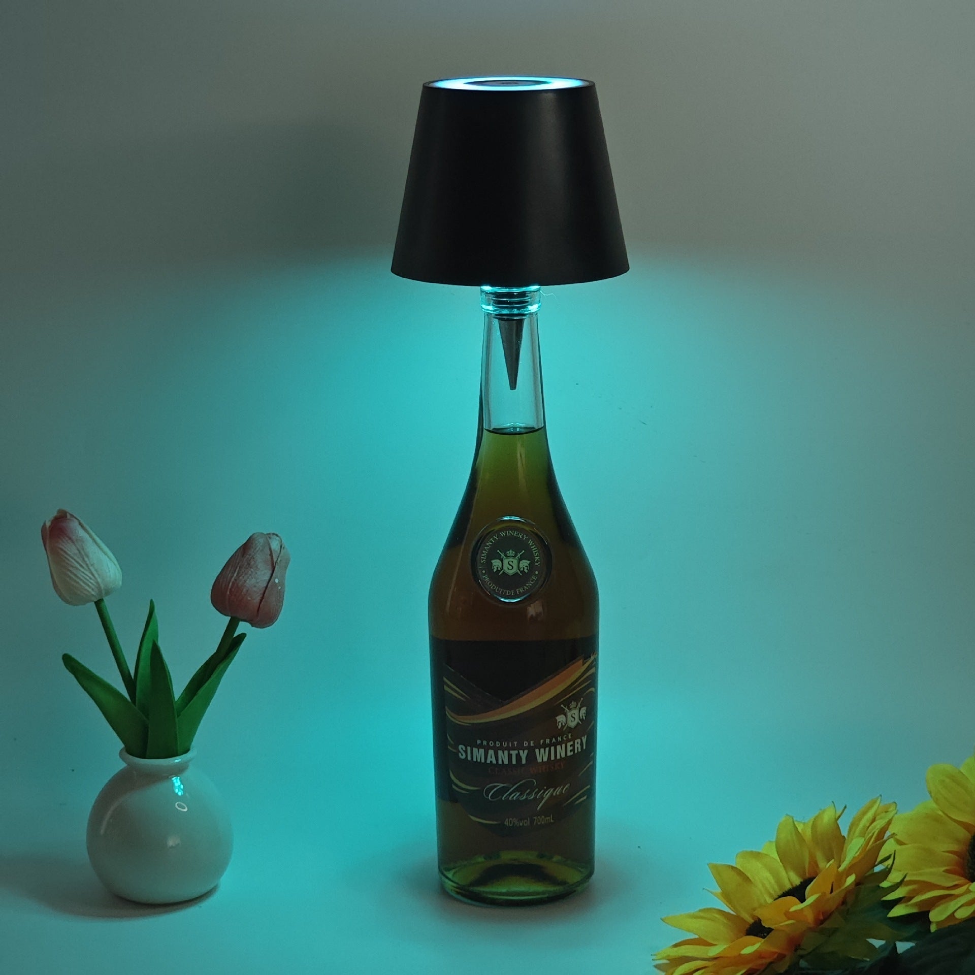 Wireless Desk Lamp LED Creative Wine Bottle Lamp