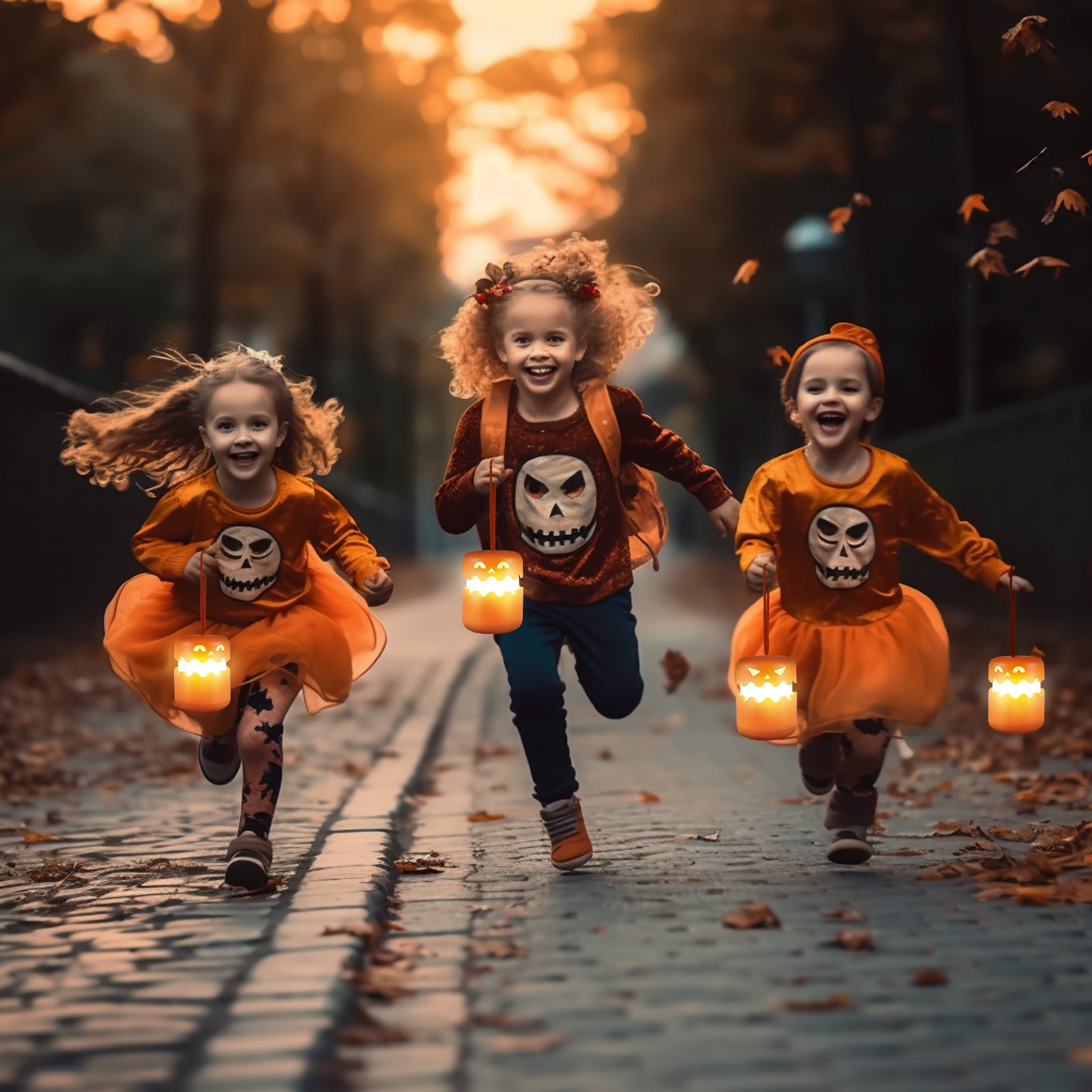 Halloween Pumpkin Foldable Night Lamp