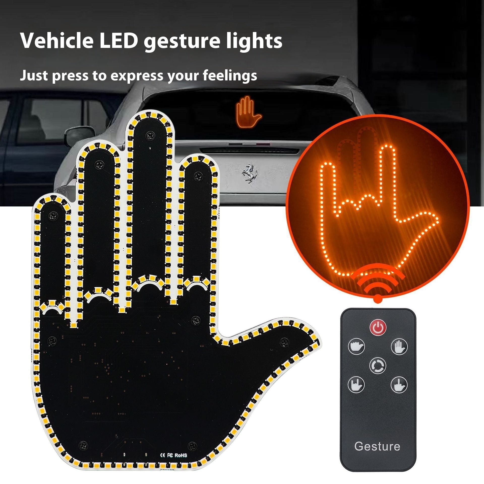 Men's Gesture Light Car