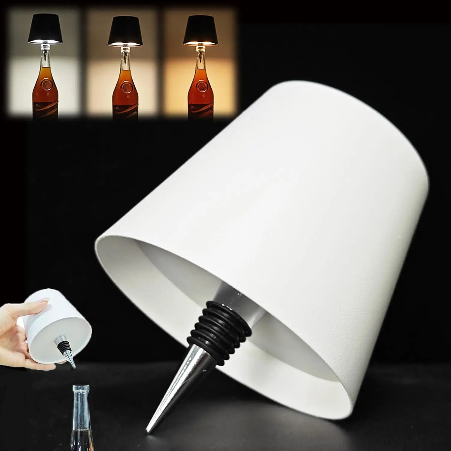 Wireless Desk Lamp LED Creative Wine Bottle Lamp