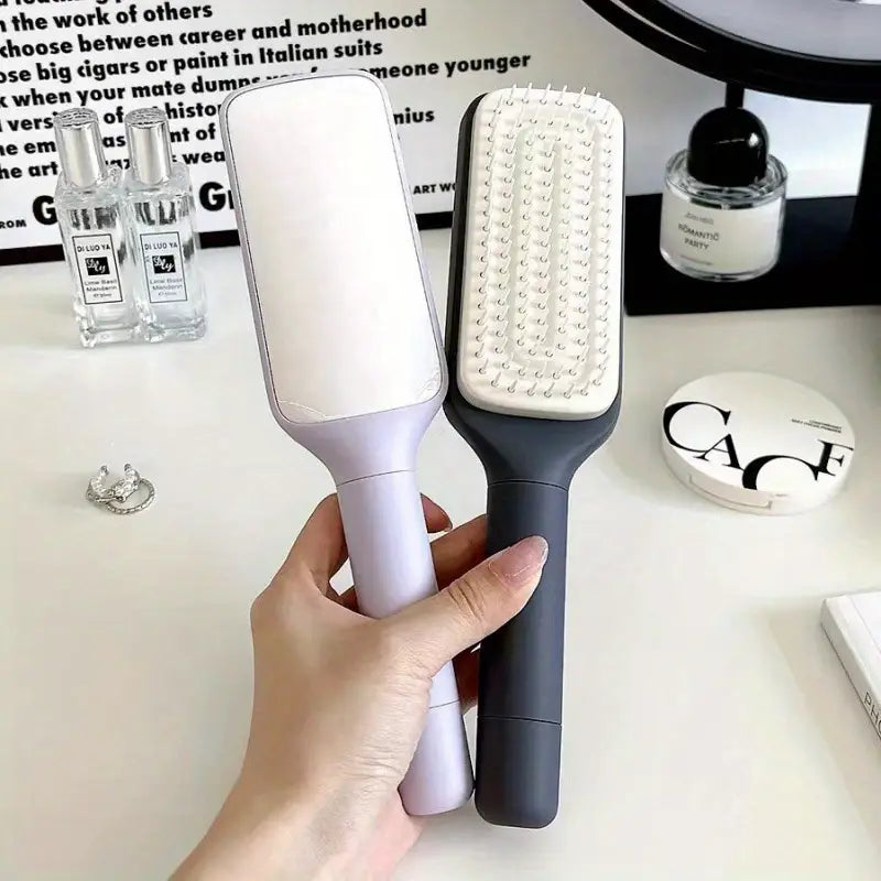 4 In 1 Self-Cleaning Hair Brush – Anti-Static Massage Comb