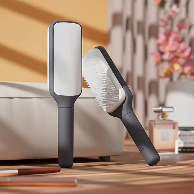 4 In 1 Self-Cleaning Hair Brush – Anti-Static Massage Comb