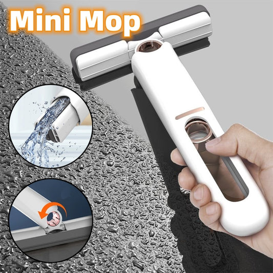 Mini Sponge Squeeze Mop – Easy Clean, Eco-Friendly, Portable