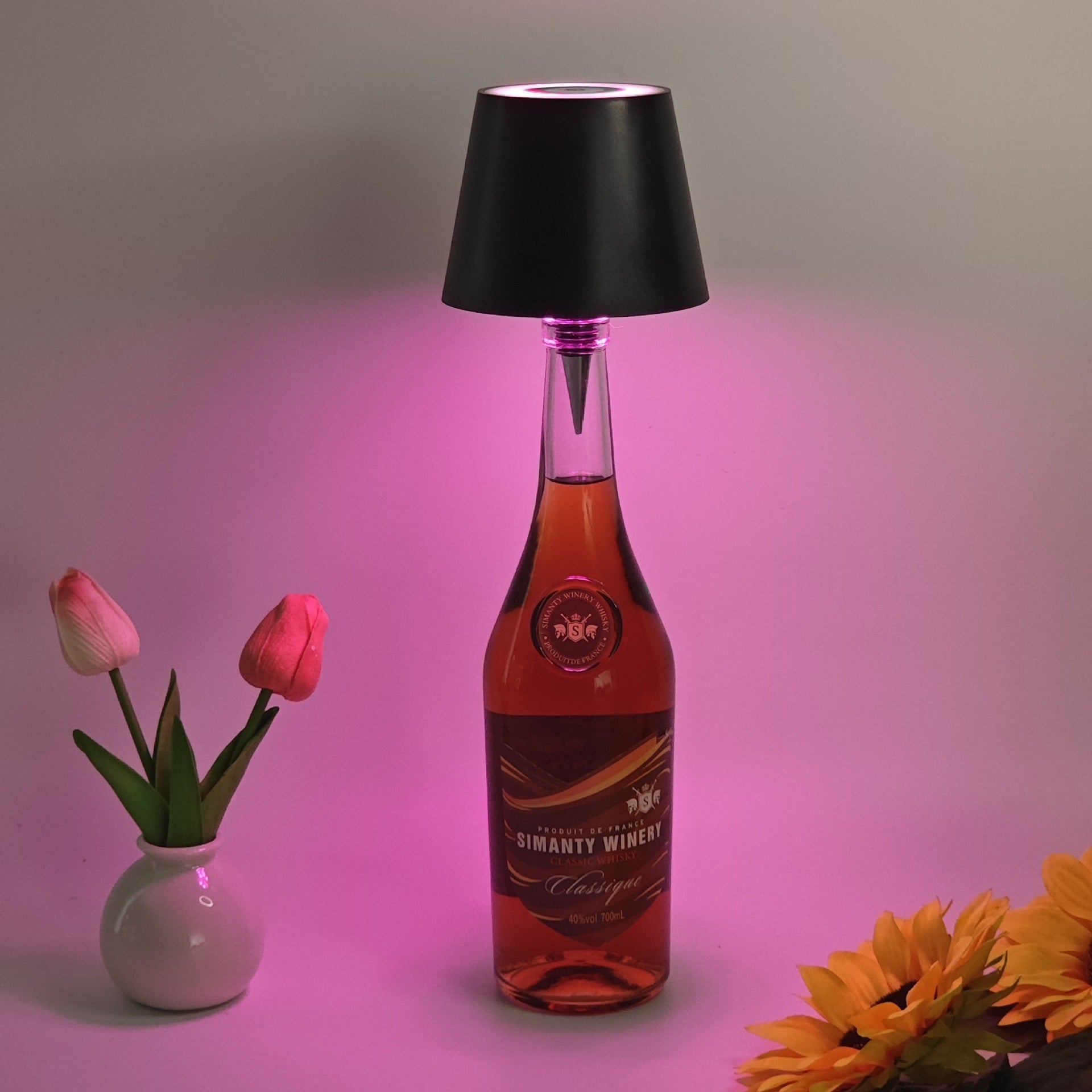 Wireless Desk Lamp LED Creative Wine Bottle Lamp