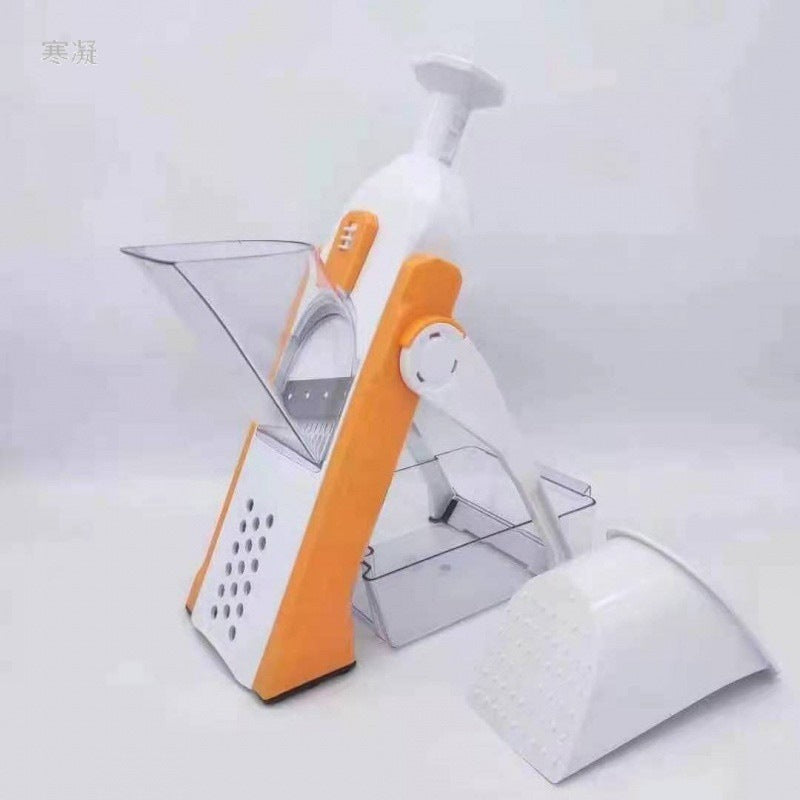 Vertical Four-in-One Slicer – Household Kitchen Shredder Grater